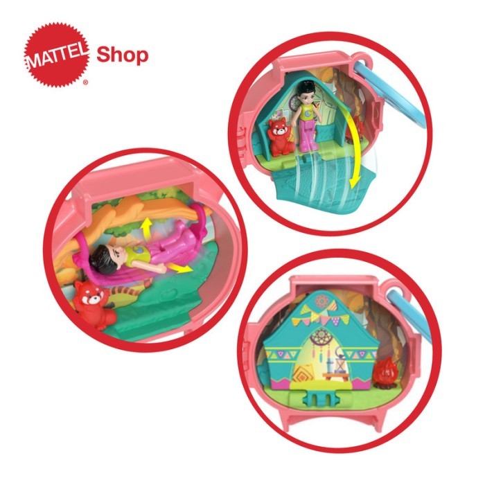 

POLLY POCKET PET CONNECT COMPACT RED PANDA - MAINAN BONEKA ANAK