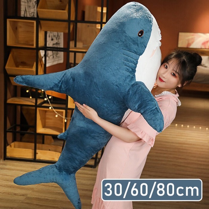 

BONEKA IKAN HIU BESAR JUMBO 80CM/60CM/30CM BESAR BONEKA SHARK JUMBO