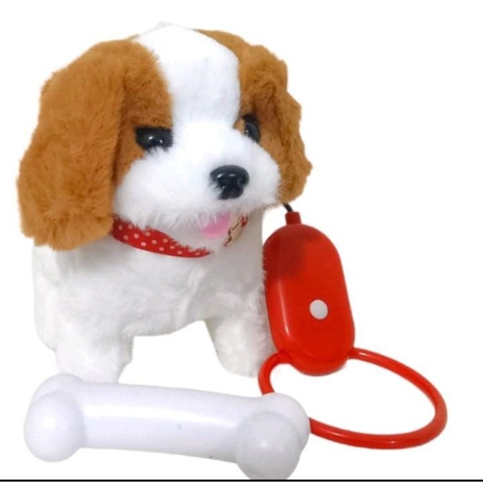 

BONEKA PUPPY BULU MAINAN BONEKA ANJING BERJALAN MENGGONGGONG/MAINAN