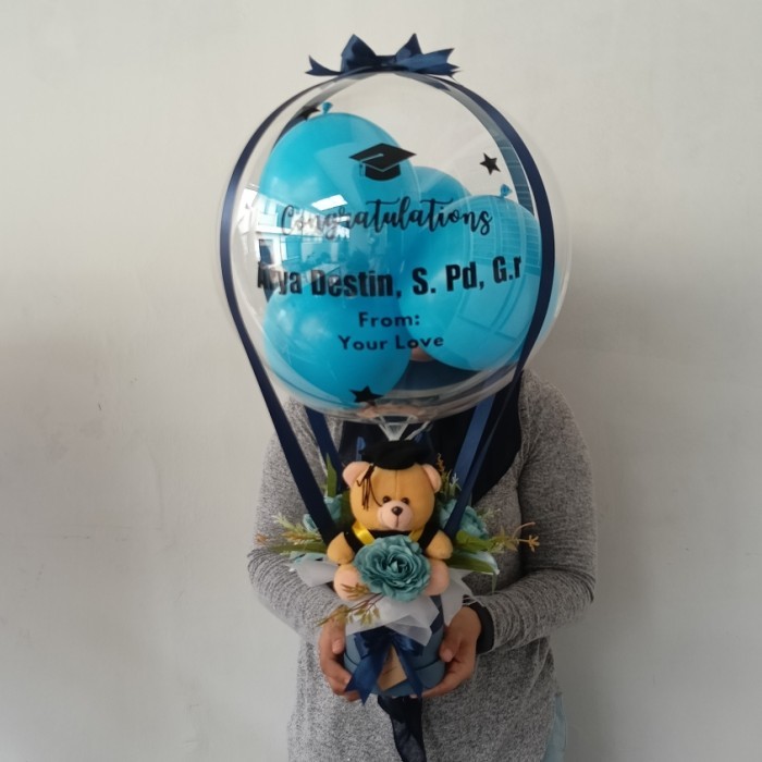 

BUKET BALON BONEKA BUNGA FLOWER BOUQUET BALON BUCKET BLOOM BOX BALLON