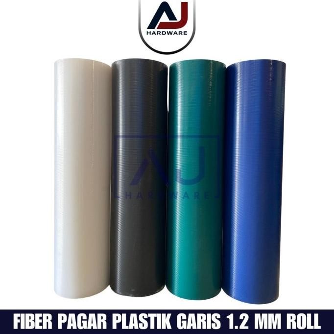 Penutup Pagar Rumah Fiber Garis Plastik Penutup Serbaguna 1.2 MM Roll