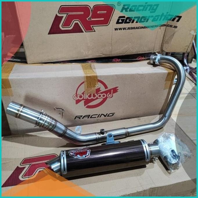 Knalpot Ninja 250 RR Mono New Mugello Black R9 07D35Z4 get it fast