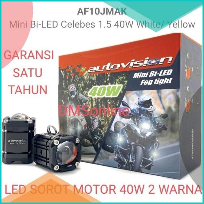 Led Sorot Xmax Nmax Adv Autovision,Led Sorot Motor 2 Warna 40W Garansi