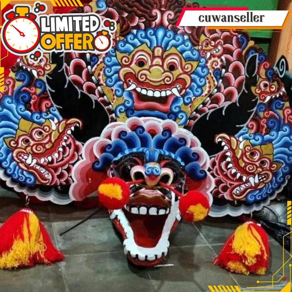 

Bisa Cod Cuci Gudang Barongan Rampak Telon Jamang Cat Air Brush Bonus Kemul Panjang Dan Pentul Tinggal Pakai Ukuran Anak Promo Barongan Plipit Romo Mainan Anak Barongan Anak Sd Brongan Plipit Premium / Barongan Spon Caplok Kain Panjang / Barongan Ponorogo