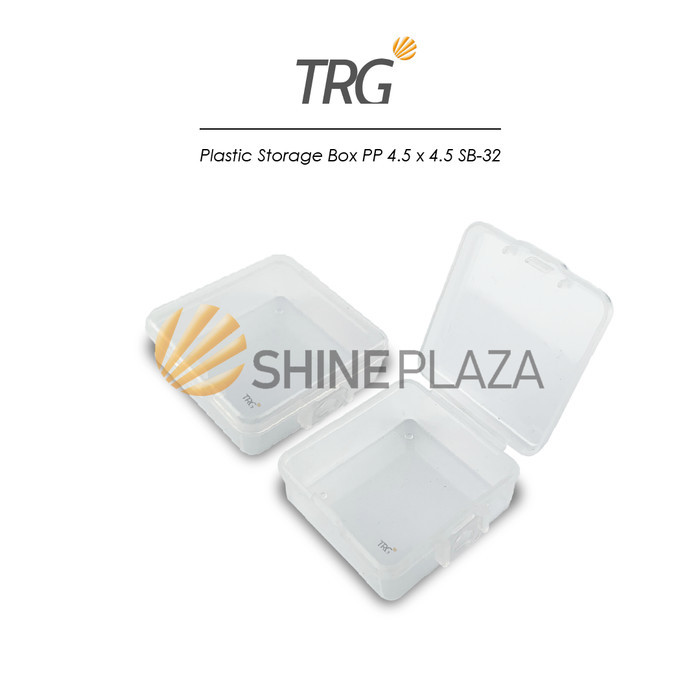 

TRG PLASTIC STORAGE BOX PP 4.5 X 4.5 SB-32 - TEMPAT PENYIMPANAN KOTAK PLASTIK KECIL SERBAGUNA 4,5 X