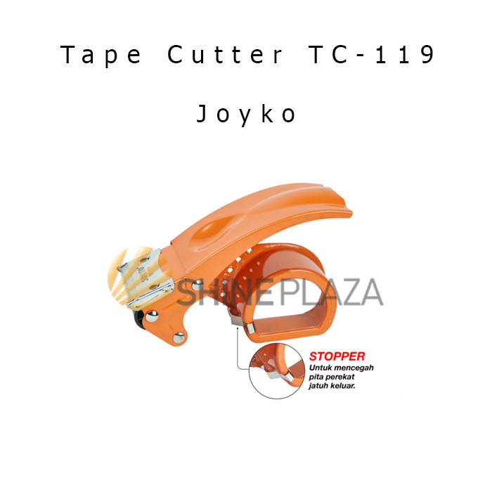 

TAPE CUTTER TAPE DISPENSER BESI PEMOTONG PITA LAKBAN PEREKAT JOYKO TC-119