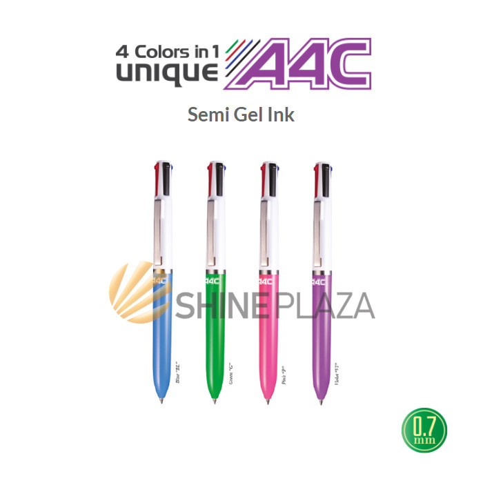 

PULPEN BOLPEN PENA SEMI GEL 4 WARNA ZEBRA A4C 0.7MM