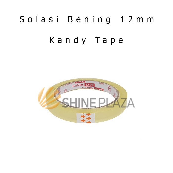 

SOLASI SELOTIP BENING 12MM KANDY TAPE - ISOLASI SOLATIP 1/2 INCH MURAH LENGKET KUALITAS NACHI