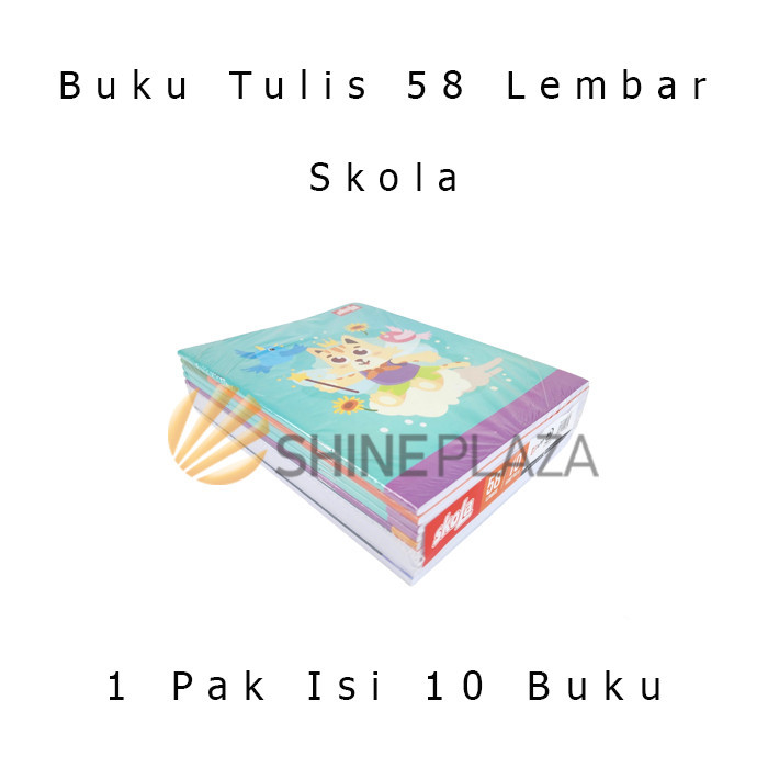 

[PACK] BUKU TULIS SKOLA 58 LEMBAR 1 PAK ISI 10 BUKU BY SIDU SINAR DUNIA