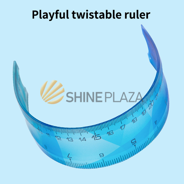 

PENGGARIS PLASTIK LENTUR 30CM DELI EH651 - TWISTABLE RULER 30 CM