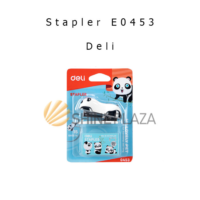 

STAPLER MOTIF MINI DELI E0453 - STEPLER JEPRETAN HEKTER KECIL