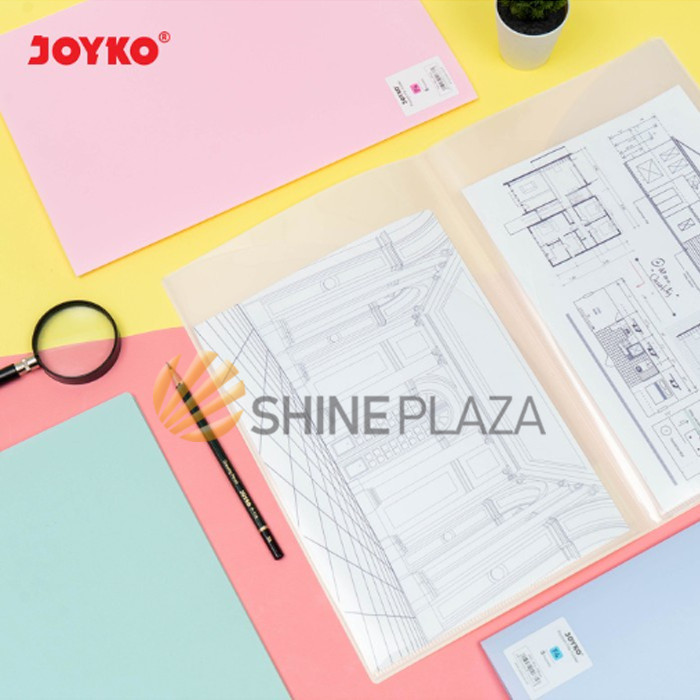 

MAP FILE SAKU JOYKO PFF-9F4 PASTEL COLOR - POCKET FILE FOLDER