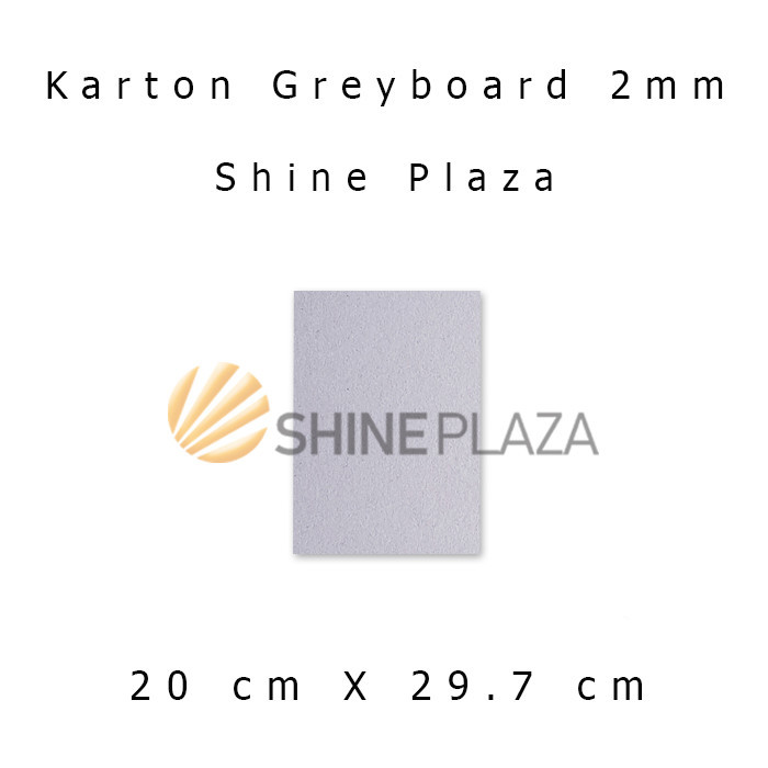 

KARTON GREYBOARD 2MM A4 - GREY BOARD ABU 2 MM - BAHAN MAKET