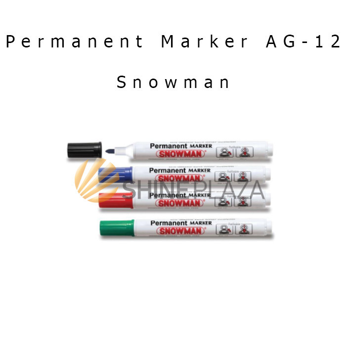 

SPIDOL PERMANENT SNOWMAN AG-12 - SNOWMAN PERMANEN MARKER AG12