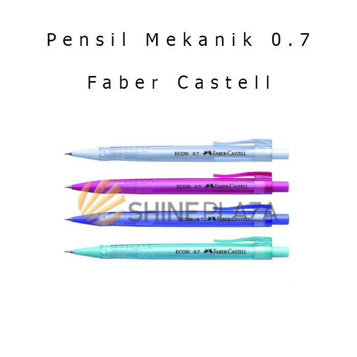 

PENSIL MEKANIK FABER CASTELL ECON 0.7MM - MECHANICAL PENCIL FABER-CAST