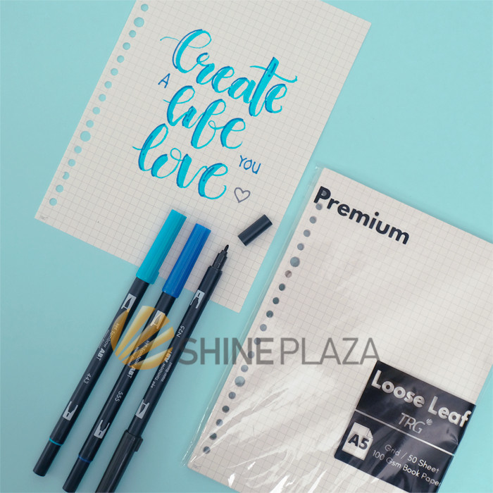 

ISI LOOSE LEAF A5 PREMIUM TRG - REFILL BINDER PAPER A5 DOTTED GRID