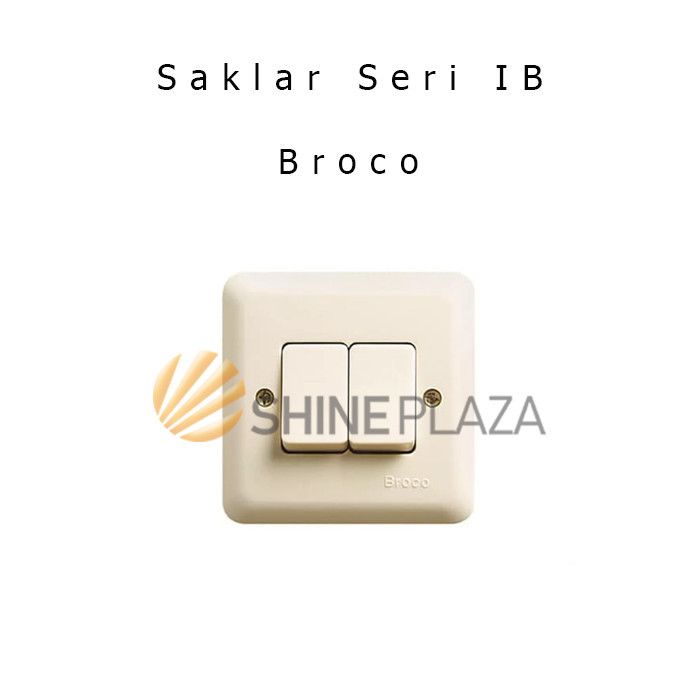 

SAKLAR SERI IB BROCO - SAKLAR GANDA NEW GEE DOUBLE 6622U
