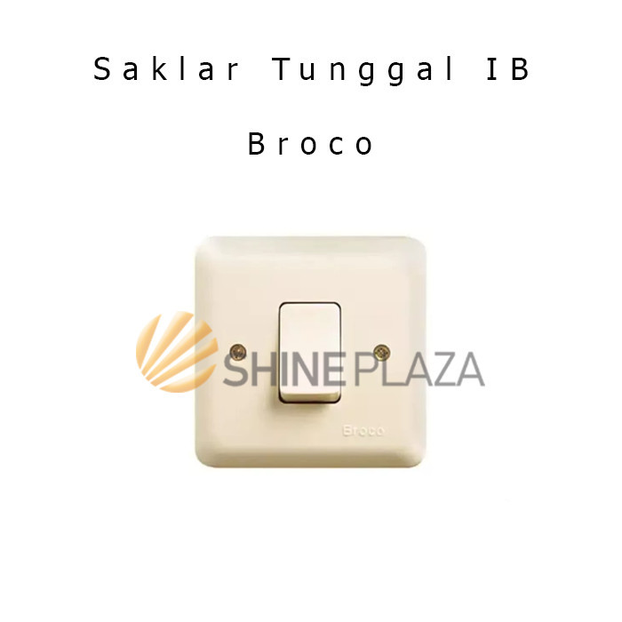 

SAKLAR TUNGGAL IB BROCO - SAKLAR ENGKEL NEW GEE SINGLE 6621U