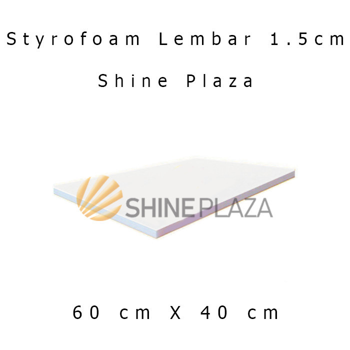 

STEROFOAM STYROFOAM GABUS BUSA LEMBARAN PUTIH POLOS 1.5CM