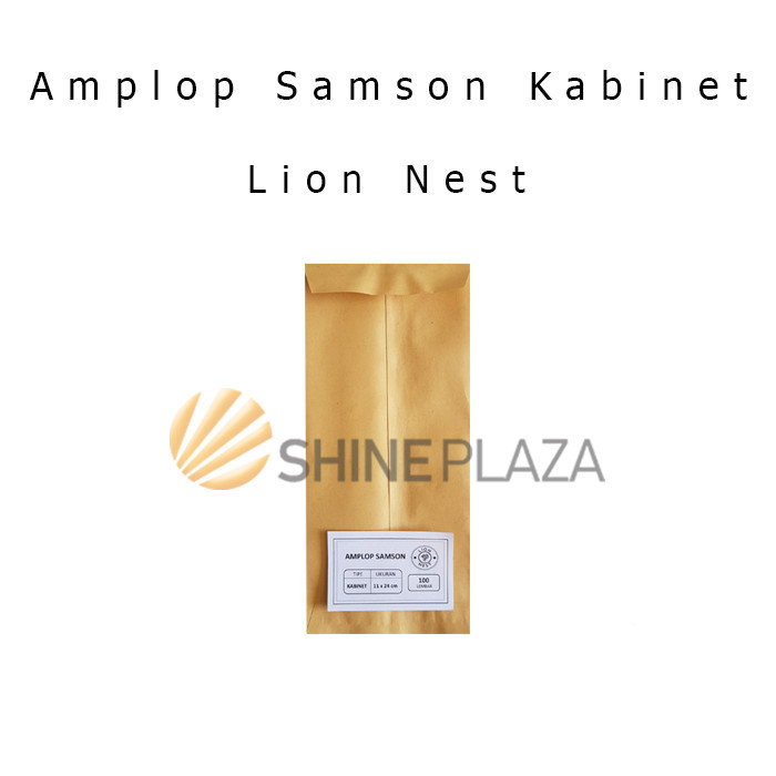 

AMPLOP COKLAT SAMSON A KABINET - LION NEST - 100 LEMBAR