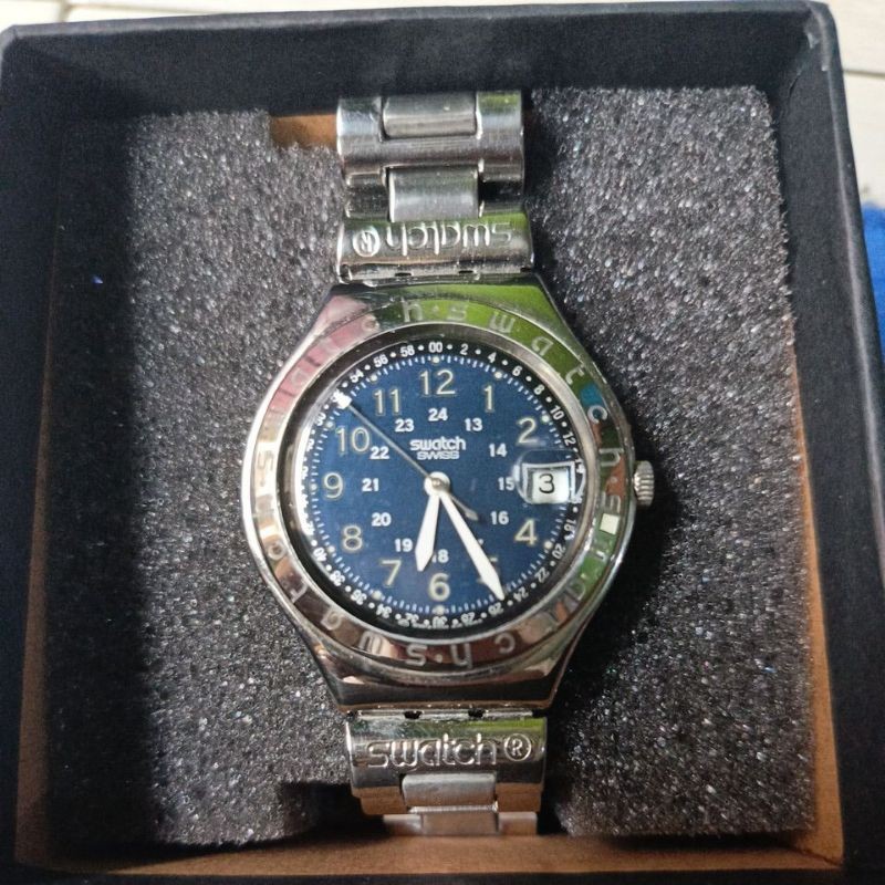 Jam Tangan Unisex Original Swatch Swiss Mulus Kinclong Preloved Second