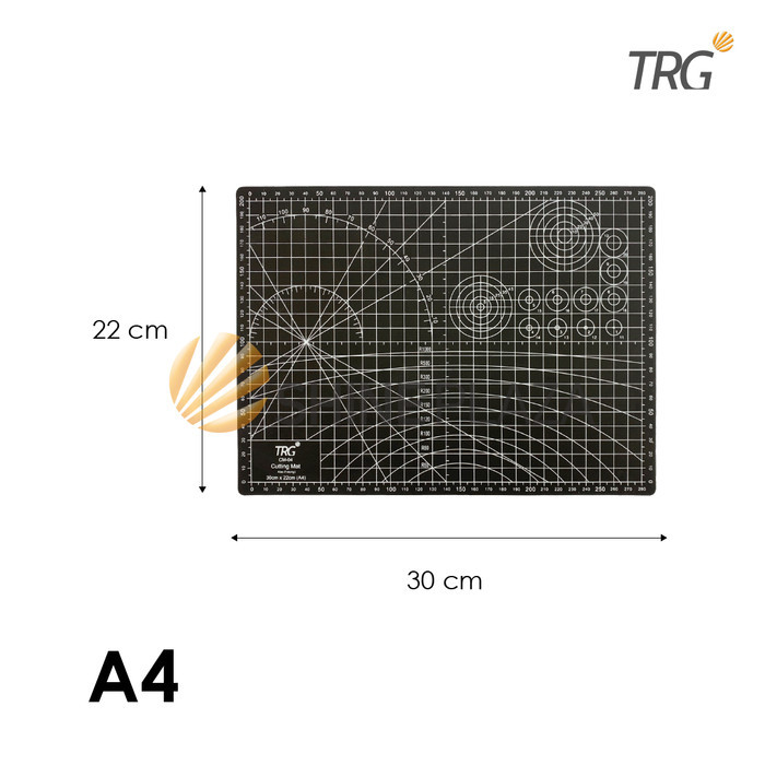 

BLACK CUTTING MAT ALAS POTONG A4 CM-04 TRG - CUTING MATT HITAM TRG