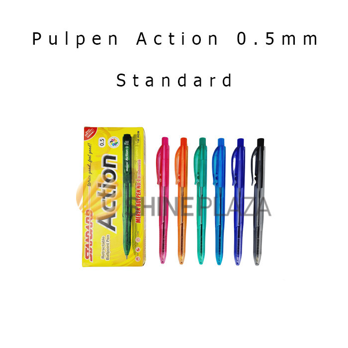 

PULPEN STANDARD ACTION 0.5MM - BOLPEN PENA PEN CETEK SEMI GEL 0,5 MM