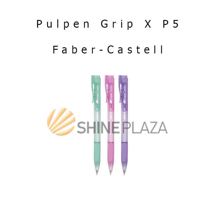 

PULPEN FABER CASTELL GRIP X P5 - PULPEN HITAM FABER CASTELL 0.5MM