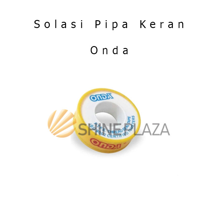 

SEAL TAPE ONDA KECIL 12MM 10M - SOLASI ISOLASI SELOTIP PIPA KERAN AIR