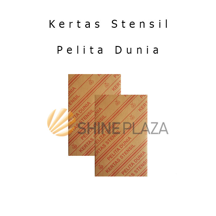 

KERTAS STENSIL - KERTAS BURAM PELITA DUNIA
