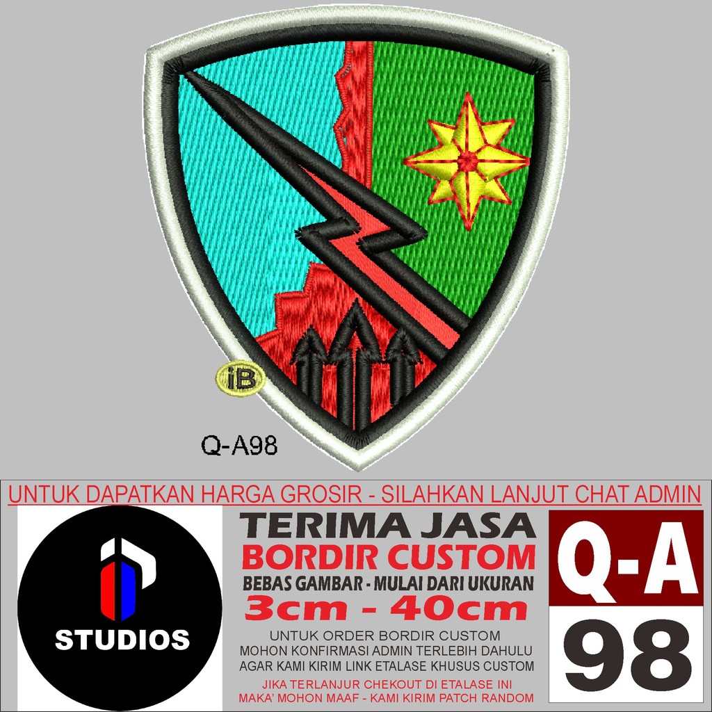 I STUDIOS PATCH BORDIR LOGO Q-A98 LANUD LAMA - REVIEW/TESTIMONI