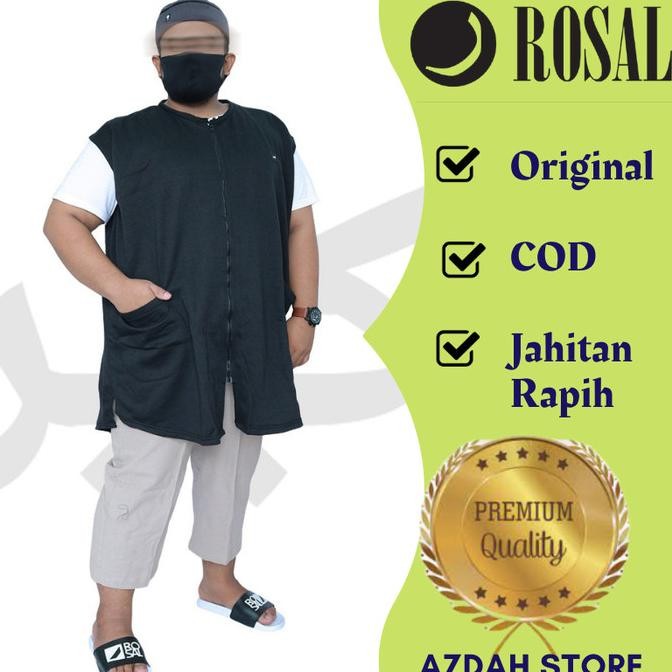 Baju Muslim Pria Rompi Sholat Solat Jumbo Big Size 4xl 5xl 6xl ROSAL