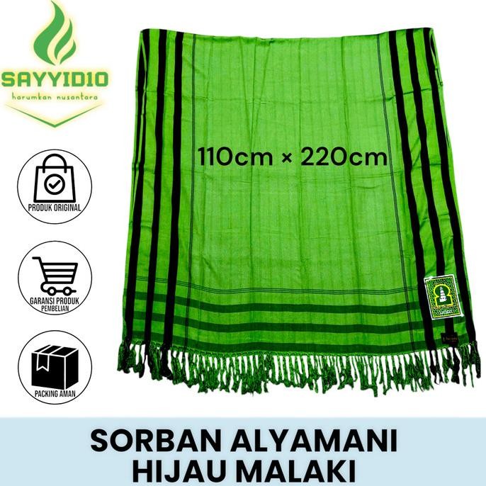 Sorban Rida Al Yamani  Sorban Panjang Surban Original