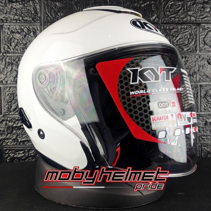 Helm Kyt Kyoto - White Glossy Original