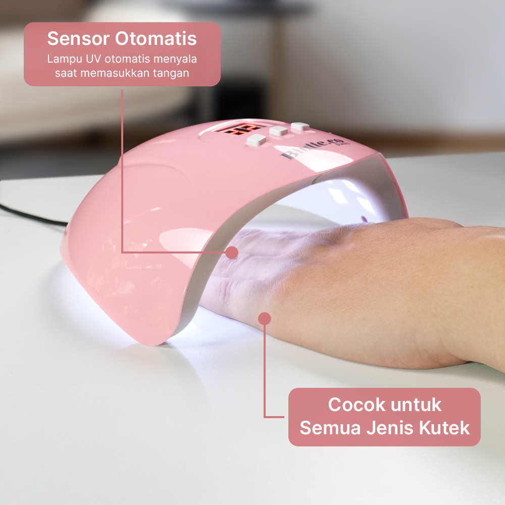 

Biutte.co Pengering Kutek Kuku UV LED Nail Dryer 54 W - SUNX3