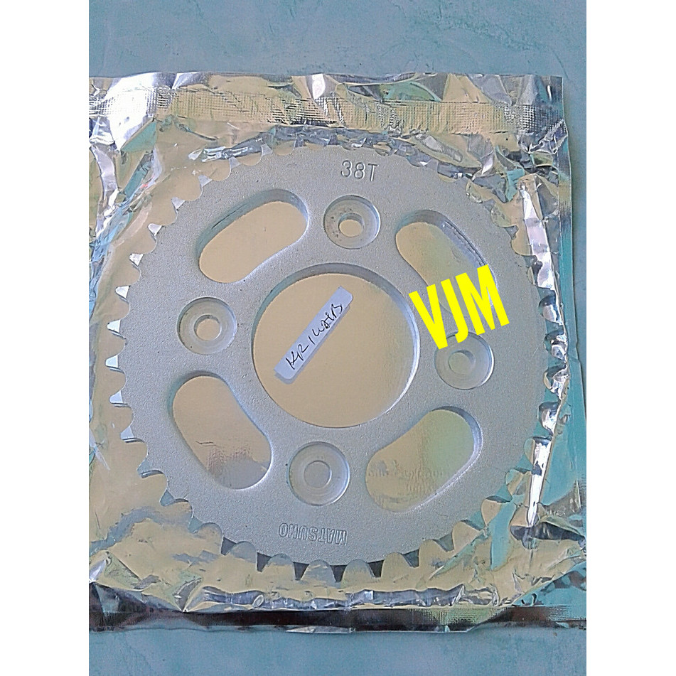 Gear Gir Belakang 38T - 428 Supra Fit New Karisma Supra X125 Blade Barang Langka