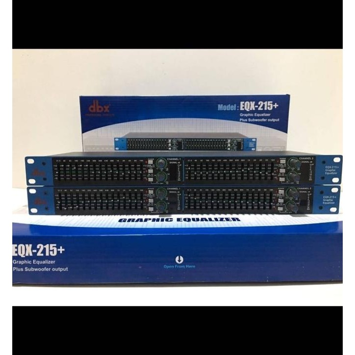 equalizer dbx EQX215+ EQX 215+ plus subwoofer