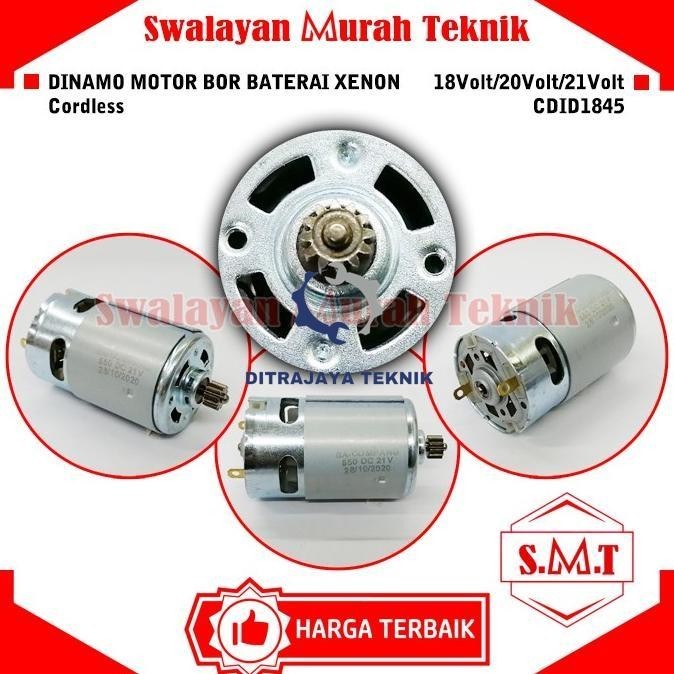 Dinamo Motor Bor Baterai Cordless XENON 18Volt/20Volt/21Volt CDID1845