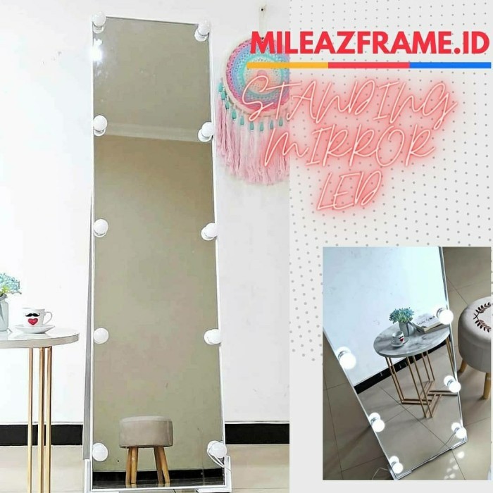 Standing Mirror Lampu