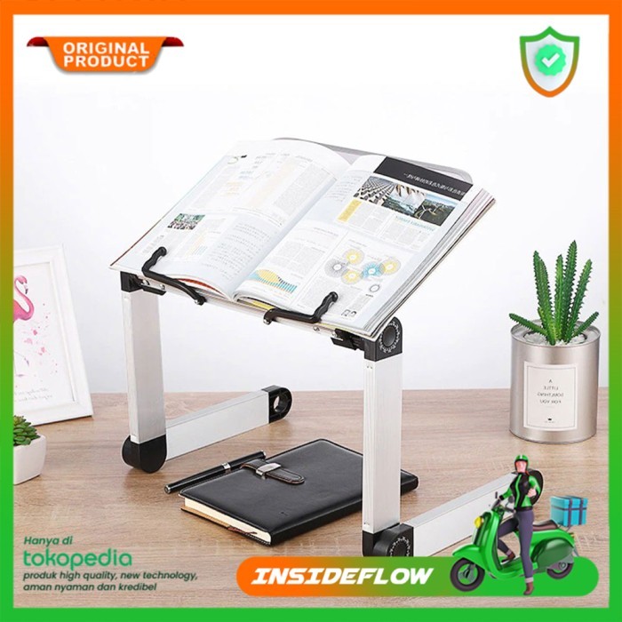 

Stand Holder Lipat Penyangga Baca Buku Koran Alquran Sudut 360 Derajat