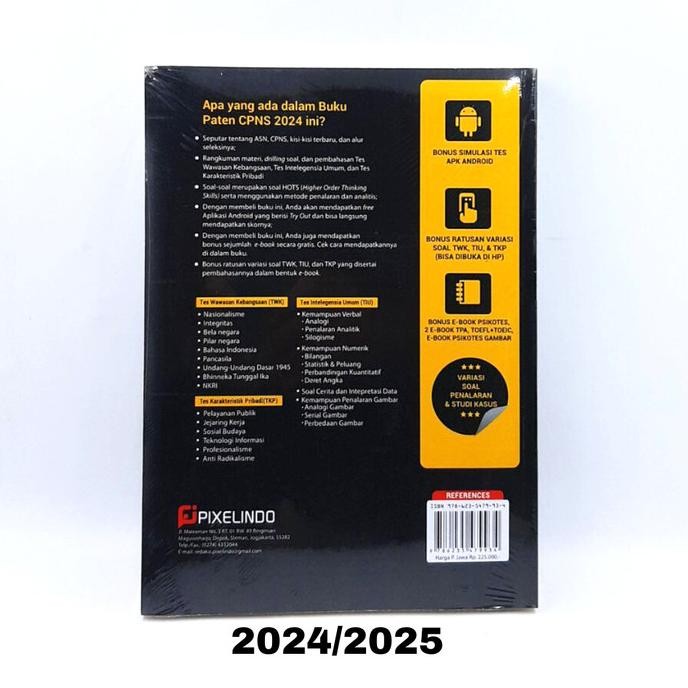 

Terlaris Buku Paten Cpns Cat 2024/2025 - Siti Khalimatussadiyah Ready Stok