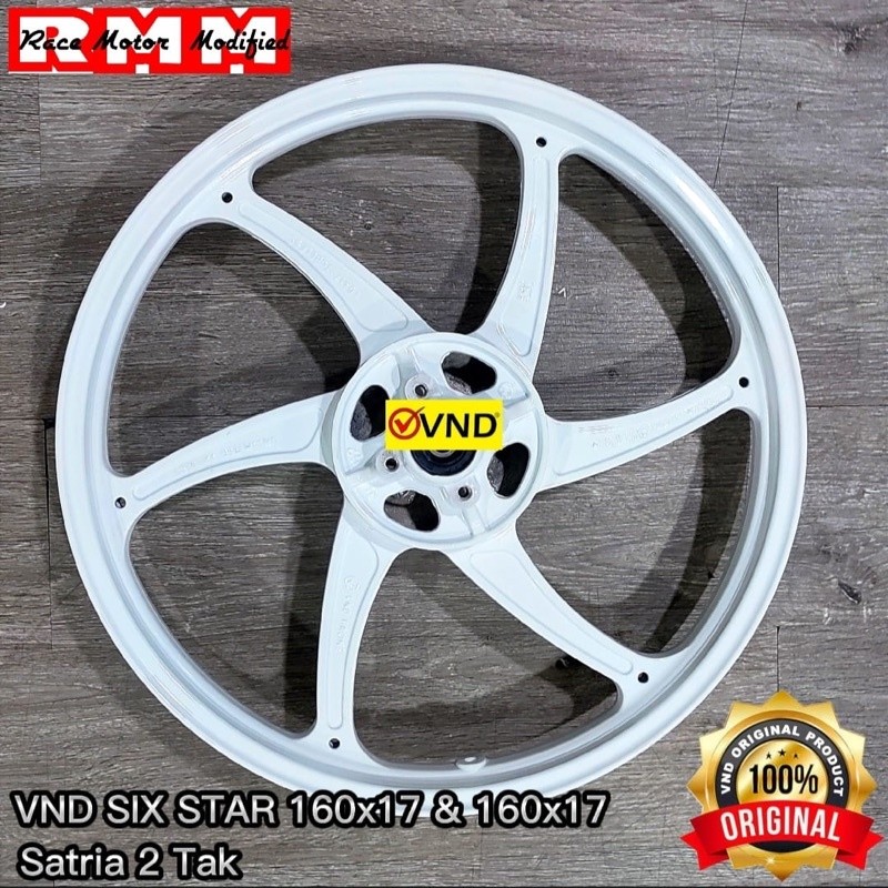 Velg super enteng VND six star sastria 2tak sonic150