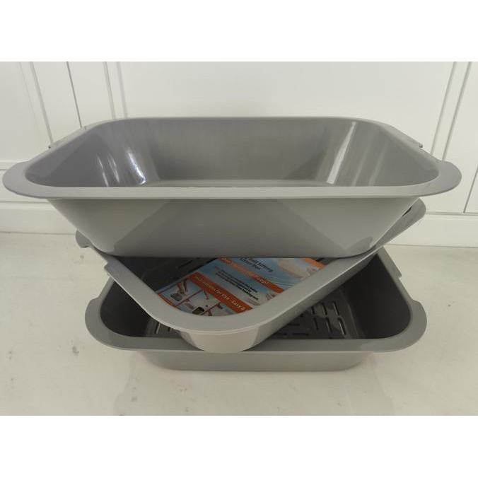 3 In 1 Self Sifting Tray Swift Away Cat Dog Litter Box Pasir Kucing