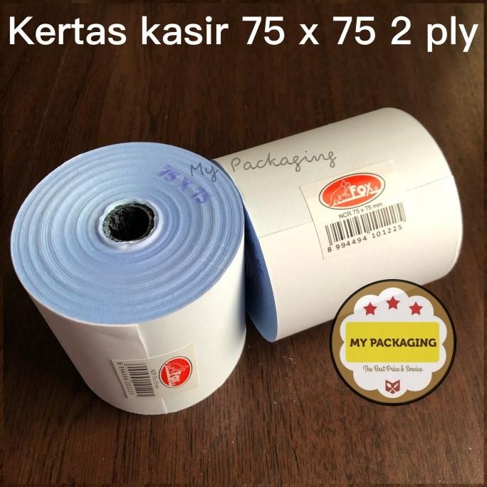 

hanya disini] Kertas Kasir 75 x 75 Struk Telstruk HVS 2 ply