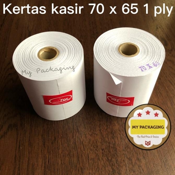 

Buruan serbu] Kertas Kasir 70 x 65 Struk Telstruk HVS 1 ply