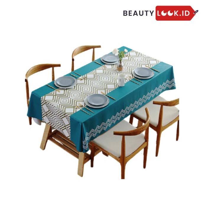 Taplak Meja Premium Alas Meja Taplak Meja Makan Anti Air dan Minyak DS