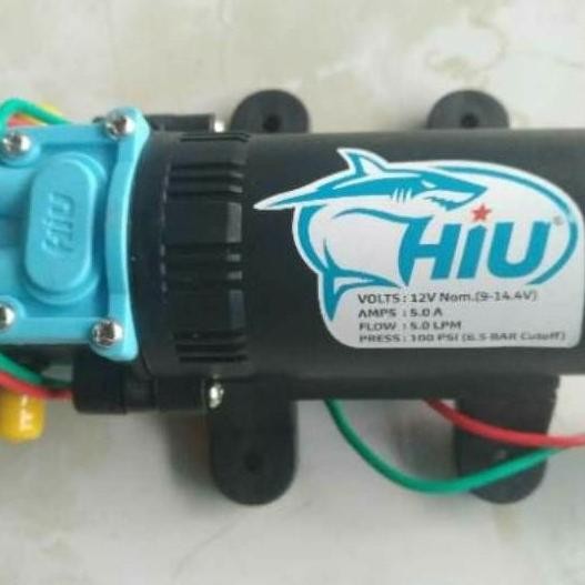 TRENDING DINAMO POMPA DC SPRAYER HIU 100PSI 12V 5A 5LPM SINLEADER SHELL NAGASAKI CUCI MOTOR AC JET C