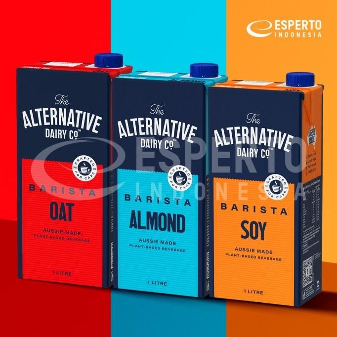 

the alternative dairy co oat milk, soy milk, almond milk 1 ltr termurah