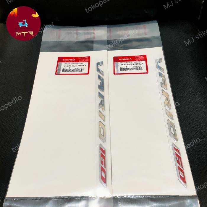 TERBARU emblem Vario 160 merah original BISA GRAB