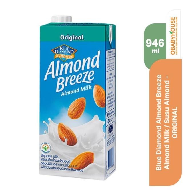 

blue diamond almond breeze almond milk / susu almond 946ml - original termurah